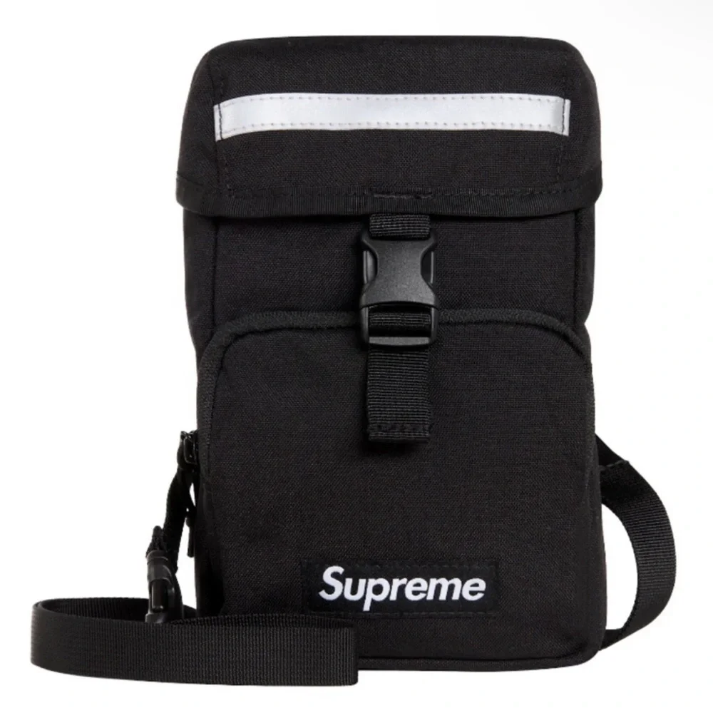 NWT 3 LOT FW24 SUPREME BLUE/BLACK/RED REFLECTIVE BOX LOGO CORDURA CAMERA BAGS